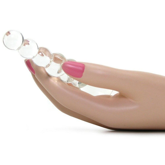 Icicles No. 66 Glass Dildo in Clear at Bed Time Toys