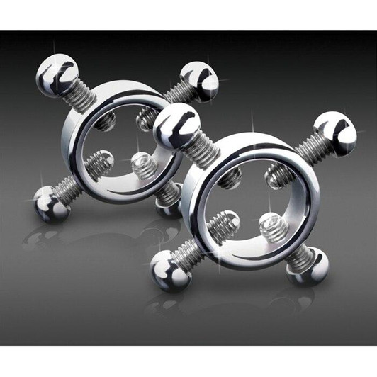 Metal Worx Adjustable Nipple Clamps at Bed Time Toys