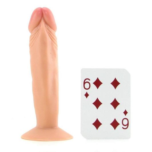 Real Skin Whoppers 6 Inch Dildo in Flesh at Bed Time Toys