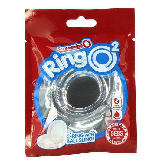 RingO2 C-Ring with Ball Sling in Clear at Bed Time Toys