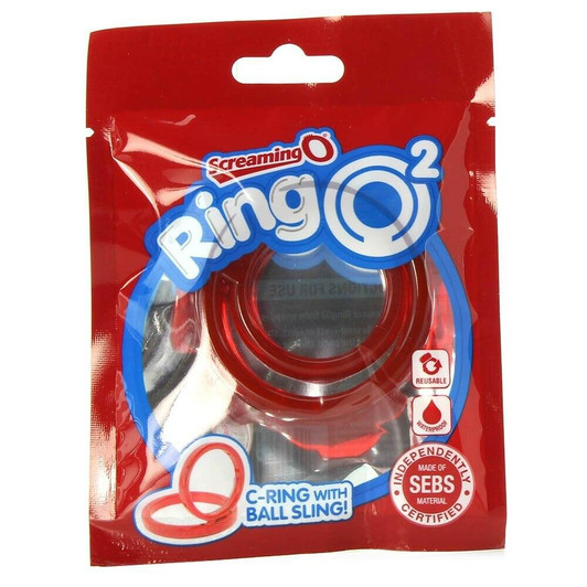 RingO2 C-Ring with Ball Sling in Red at Bed Time Toys