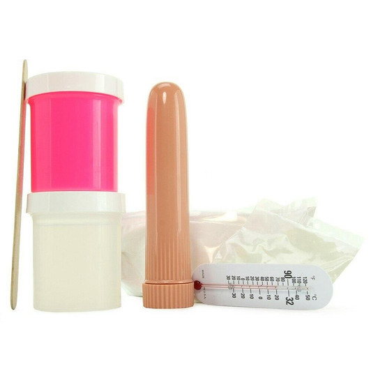 Clone-A-Willy Vibrator Kit in Glow-In-The-Dark Hot Pink at Bed Time Toys