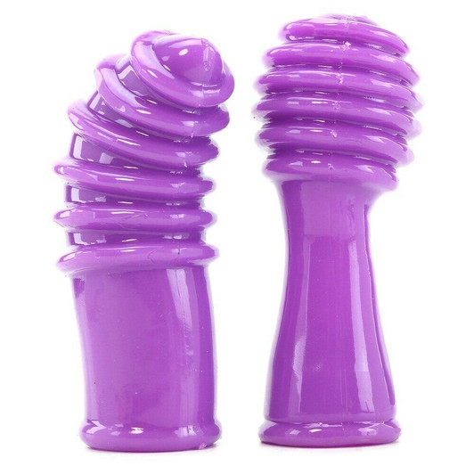 Climax Ribbed Twist Tips in Purple at Bed Time Toys