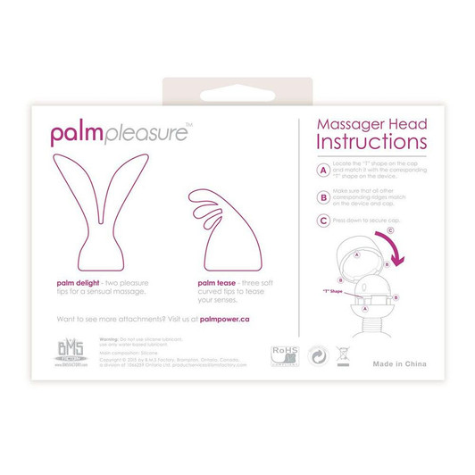PalmPleasure Head Attachments at Bed Time Toys