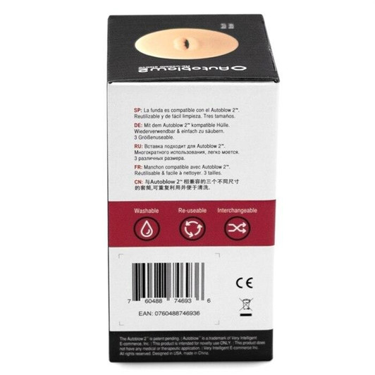 Autoblow 2+ Replacement Size B Mouth Sleeve at Bed Time Toys