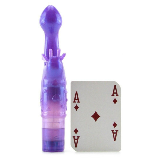 The Original Butterfly Kiss Vibrator in Purple at Bed Time Toys