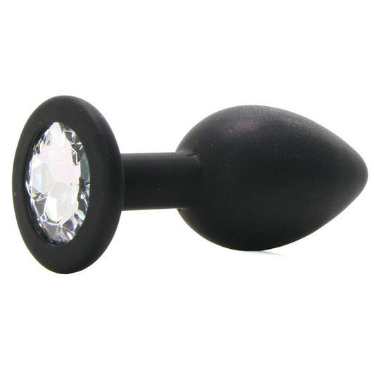 Regular Diamond Silicone Butt Plug at Bed Time Toys