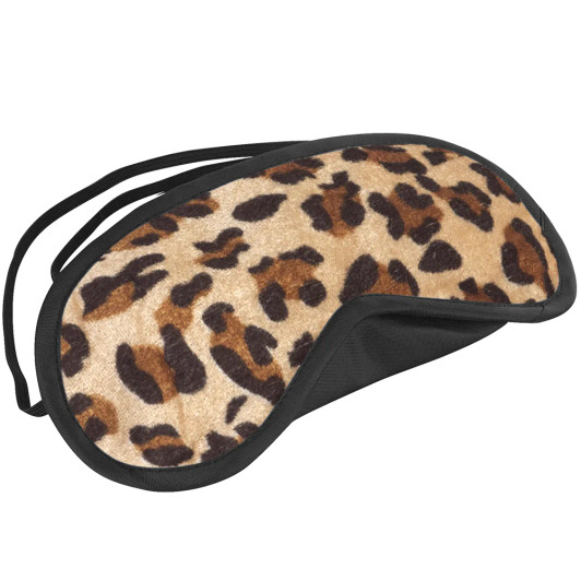 Lux Fetish Peek-A-Boo Leopard Love Mask at Bed Time Toys