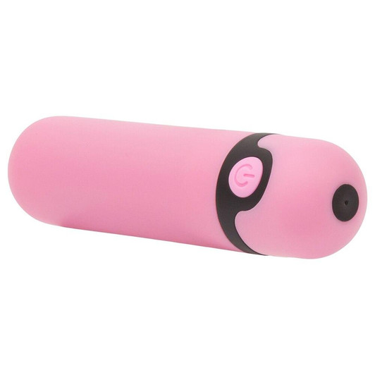 Simple & True 3.5" Rechargeable Bullet Vibrator in Pink at Bed Time Toys