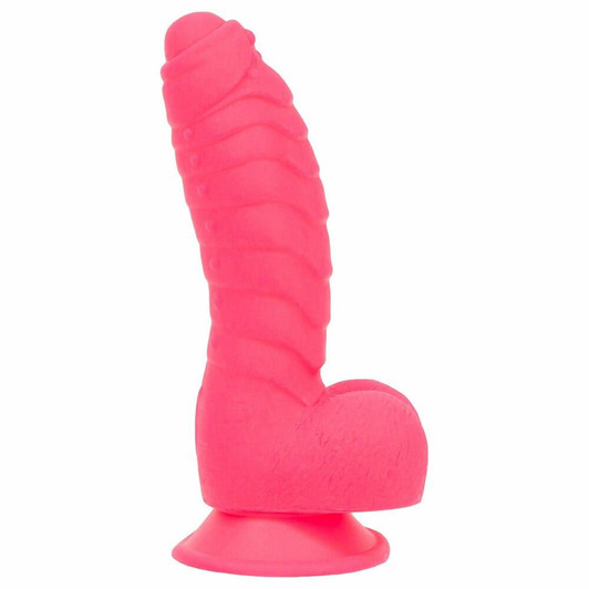 Tom 7" Dildo With Balls at Bed Time Toys