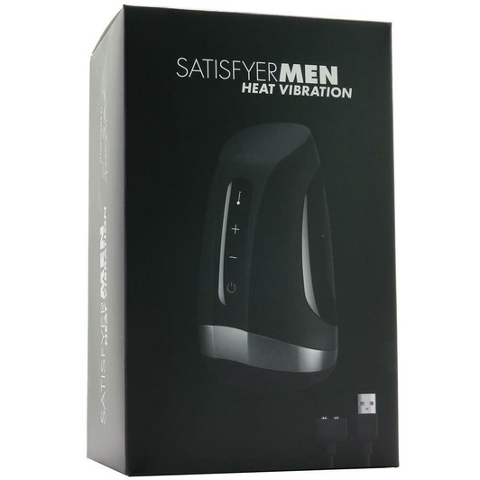Satisfyer Men Heat & Vibration Masturbator at Bed Time Toys