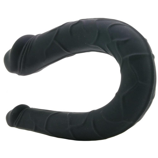 Seduce Me Curved Double Dildo at Bed Time Toys