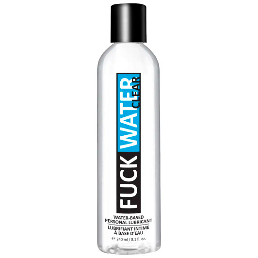 Fuckwater Clear Water Based Lube in 240mL at Bed Time Toys