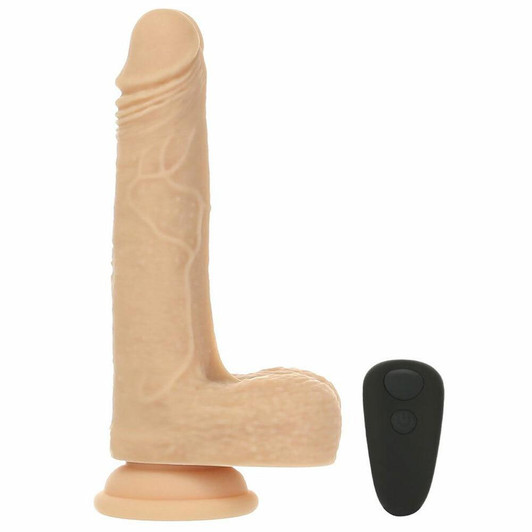 Naked Addiction - The Freak 7.5" Rotating & Thrusting Vibrating Dildo at Bed Time Toys