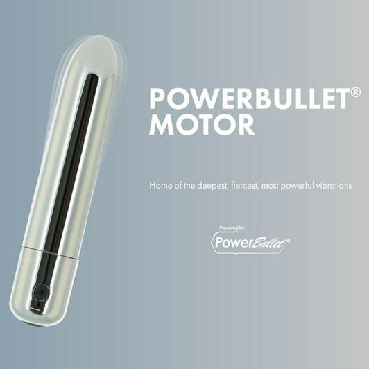 Pure Love 4” Platinum Rechargeable Power Bullet Vibrator at Bed Time Toys