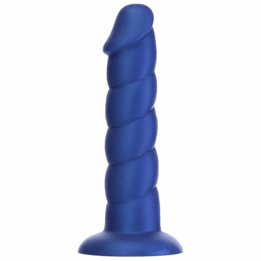 Fantasy Unicorn 8” Dildo in Blue at Bed Time Toys