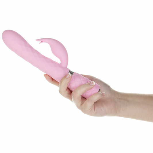 Pillow Talk Lively Luxurious Dual-Motor Vibrator in Pink at Bed Time Toys