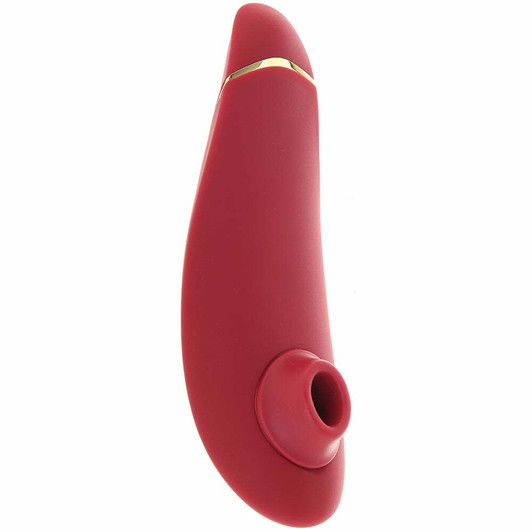 Womanizer Premium 2 Pleasure Air Stimulator in Bordeaux at Bed Time Toys