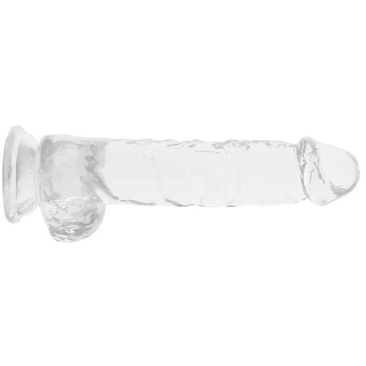 Naturally Yours 6 Inch Crystalline Dildo in Clear at Bed Time Toys