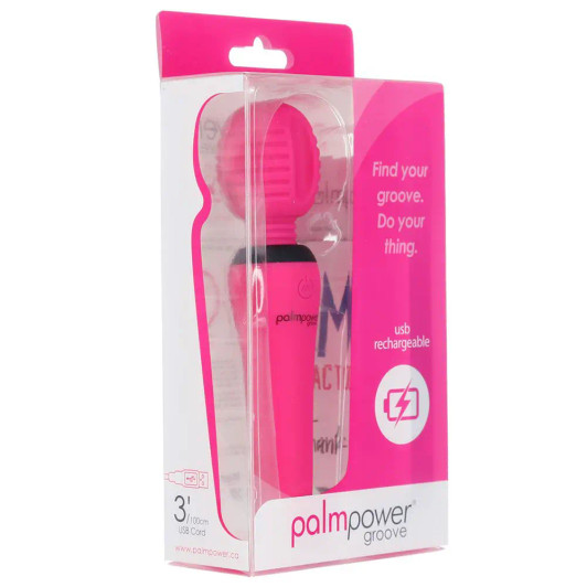 PalmPower Groove Mini Wand in Fushsia at Bed Time Toys