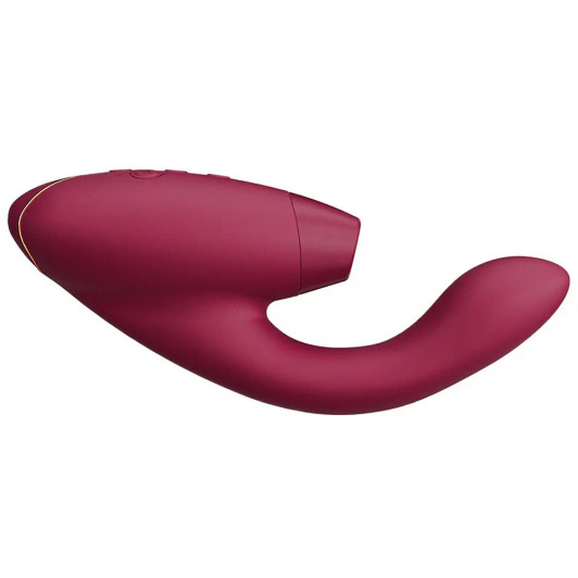 Womanizer DUO 2 Dual Stimulator in Bordeaux at Bed Time Toys