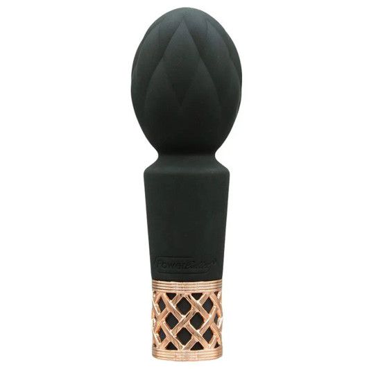 Pillow Talk Secrets Pleasure Clitoral Vibrator Wand in Black at Bed Time Toys