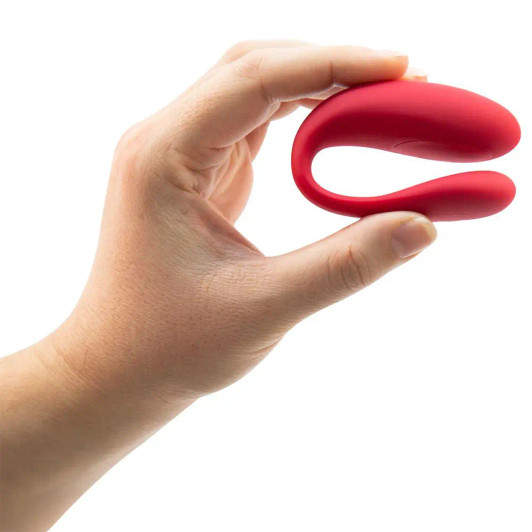 We-Vibe Special Edition Rechargeable Couples Vibrator in Red at Bed Time Toys