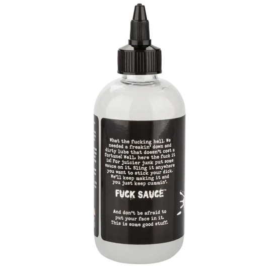 Fuck Sauce Cum Hybrid Lubricant in 8oz/236.6mL at Bed Time Toys