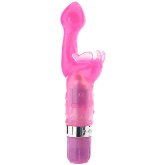 Platinum Edition Butterfly Kiss Vibrator in Pink at Bed Time Toys
