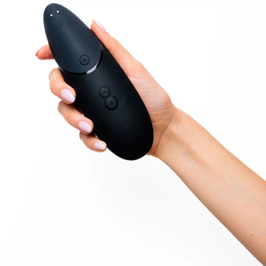 Womanizer Next 3D Pleasure Air Stimulator in Black at Bed Time Toys