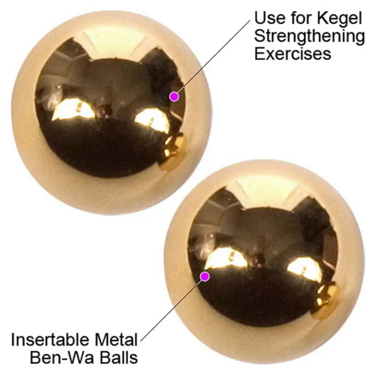 Ben Wa Balls in Gold at Bed Time Toys