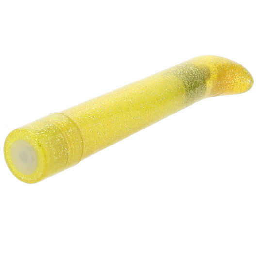 Sparkle Slim G-Vibe in Yellow at Bed Time Toys