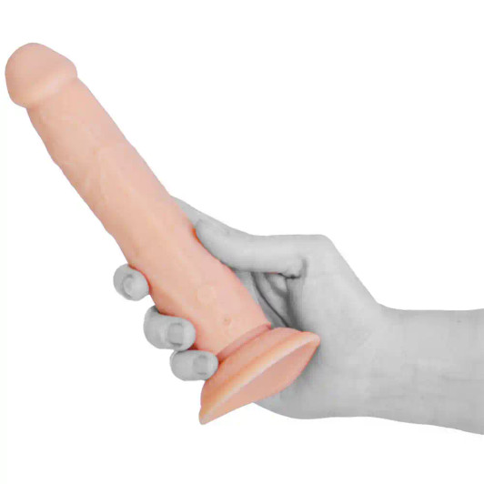 Naked Addiction - 8” Rotating & Thrusting Dong in Flesh at Bed Time Toys Naked Addiction - 8” Rotating & Thrusting Dong in Flesh at Bed Time Toys