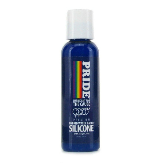 PRIDE Hybrid Water Based Silicone Lubricant in 2oz/59mL at Bed Time Toys