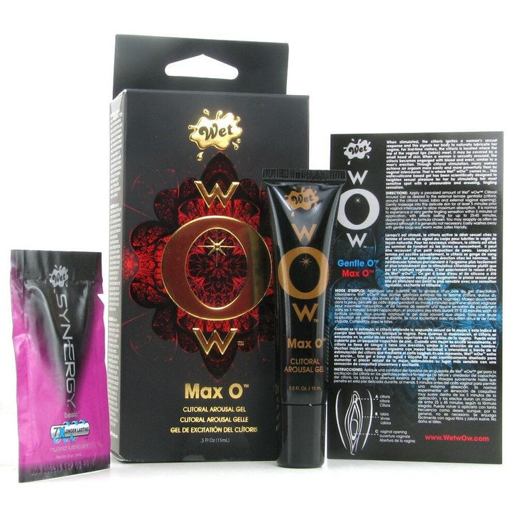 WOW Max O Clitoral Arousal Gel at Bed Time Toys