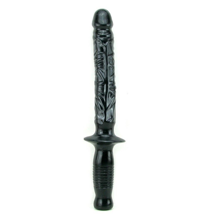 The Man Handler Cock in Black at Bed Time Toys