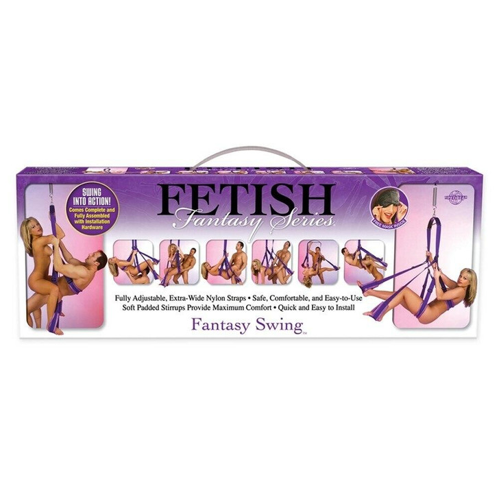 Fetish Fantasy Swing in Purple at Bed Time Toys