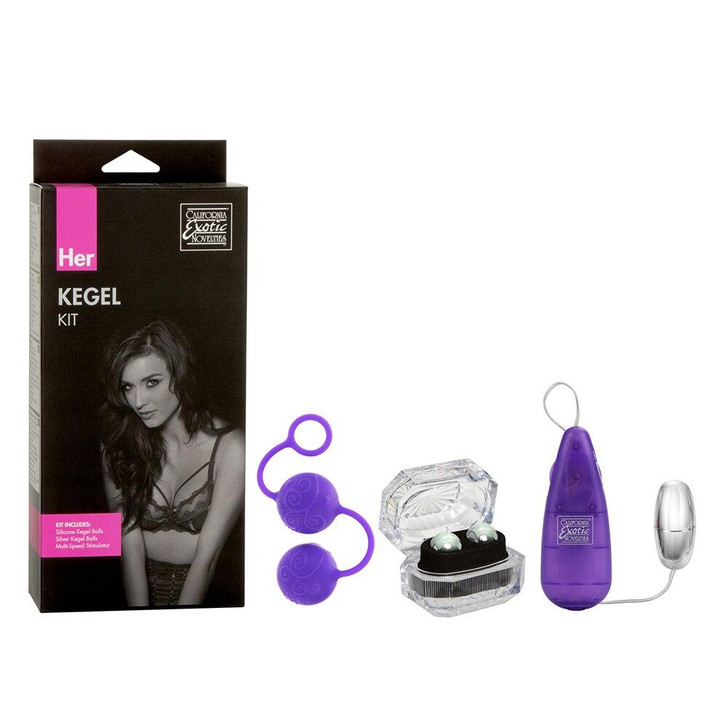 Her Kegel Kit in Purple/Clear at Bed Time Toys