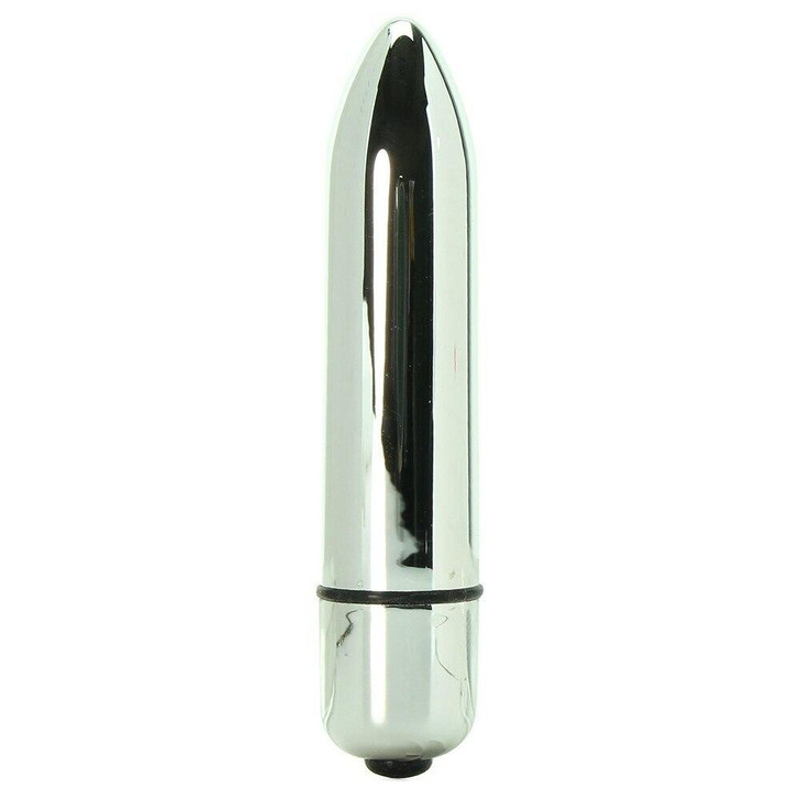 High Intensity Bullet Vibrator in Silver at Bed Time Toys