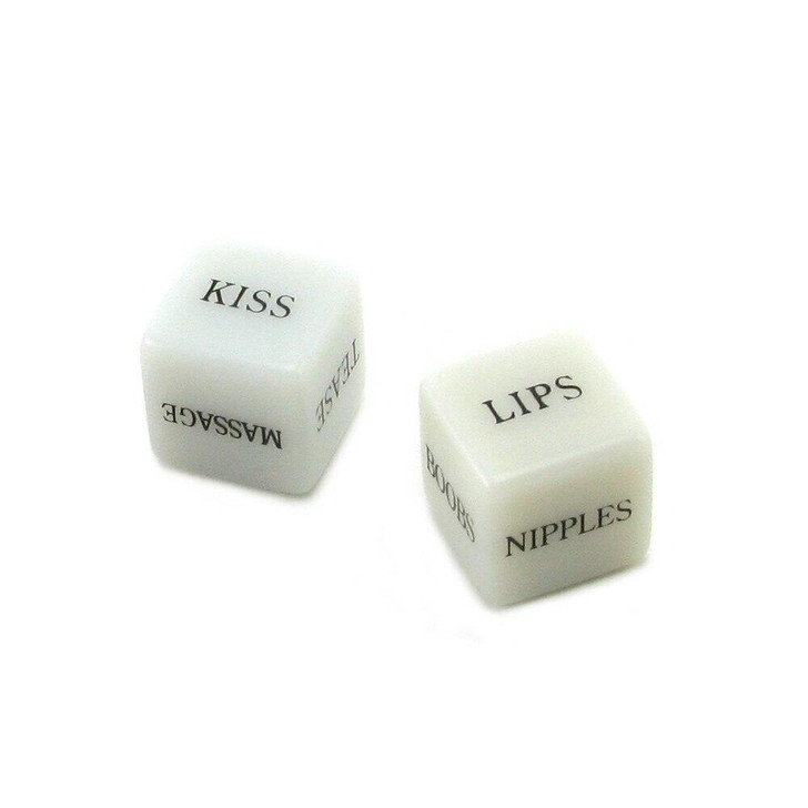Glow in the Dark Erotic Dice at Bed Time Toys