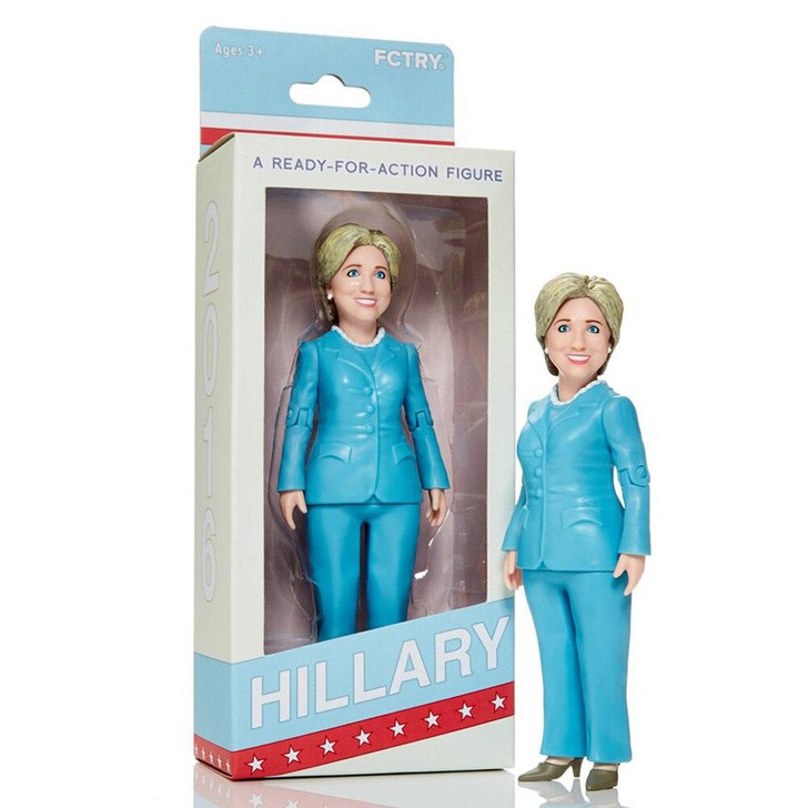 Hillary Clinton Action Figure at Bed Time Toys