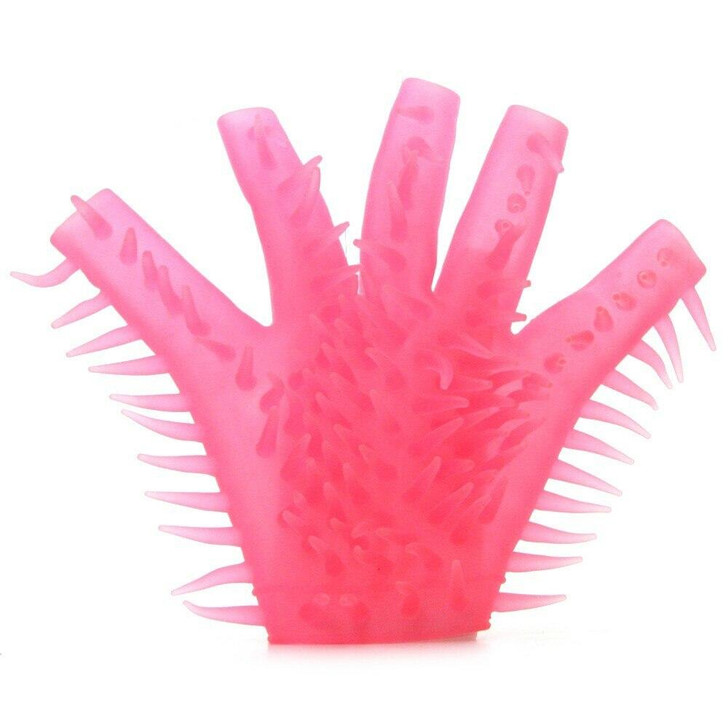 Masturbating Glove in Pink at Bed Time Toys