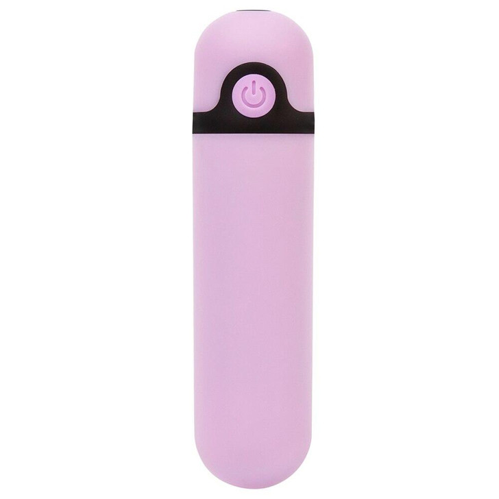 Simple & True 3.5" Rechargeable Bullet Vibrator in Purple at Bed Time Toys