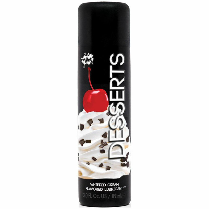 Wet Desserts Whipped Cream Lubricant in 3oz/89mL at Bed Time Toys