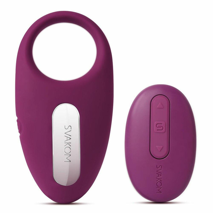 Winni Vibrating Cock Ring in Violet at Bed Time Toys