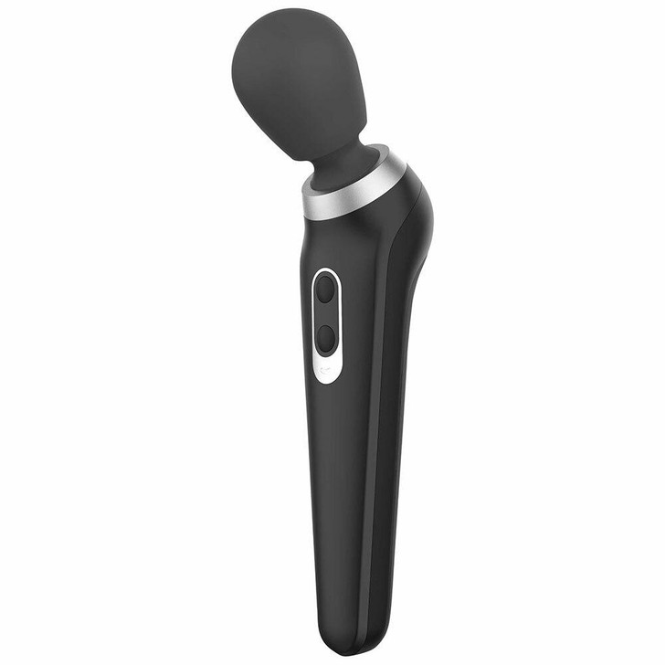 PalmPower Extreme Rechargeable Massage Wand in Black at Bed Time Toys