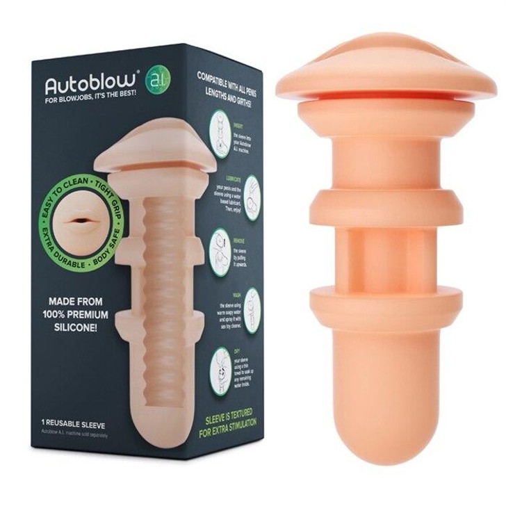 Autoblow A.I. Replacement Mouth Sleeve at Bed Time Toys