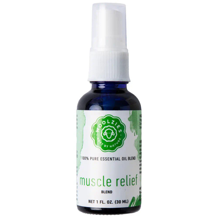 Woolzies Muscle Relief Blend Essential Oil Spray 1oz/30mL at Bed Time Toys