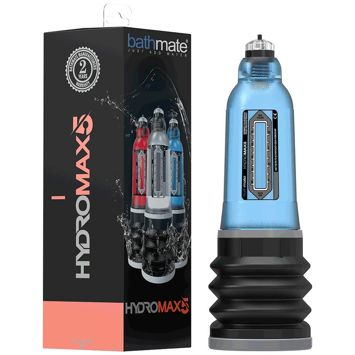 Bathmate Hydromax 5 Penis Pump in Blue at Bed Time Toys