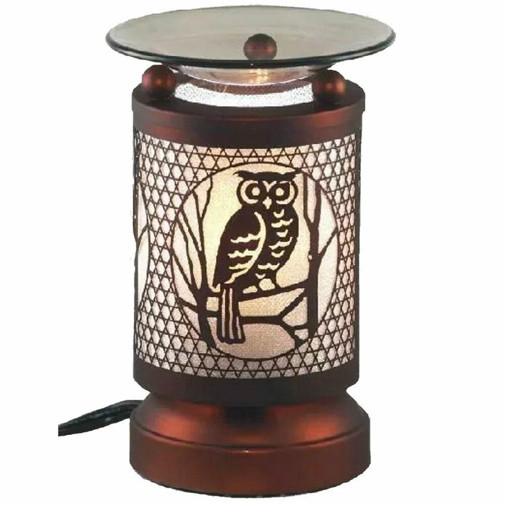 Electric Metal Touch Wax Warmer/Essential Oil Burner in Owl at Bed Time Toys